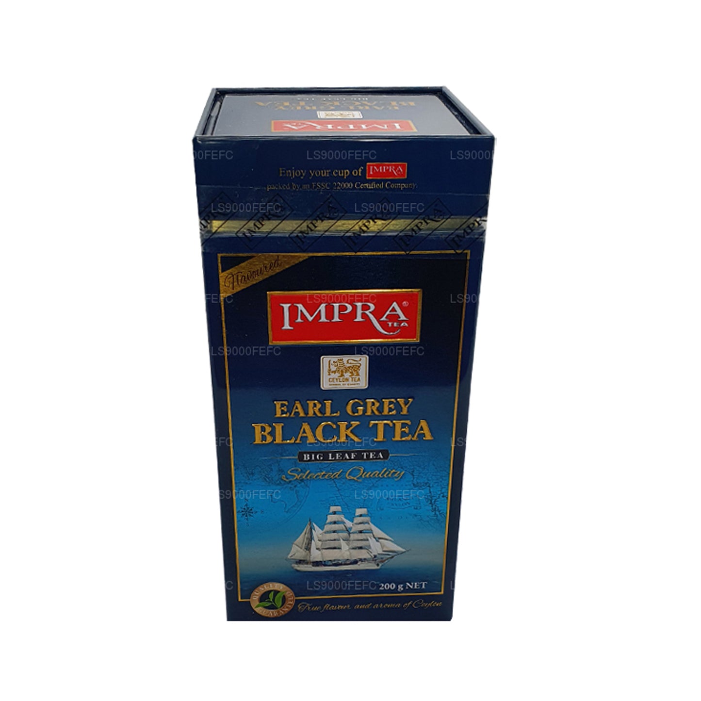 Impra Earl Grey Meatal Caddy met groot blad (200 g)