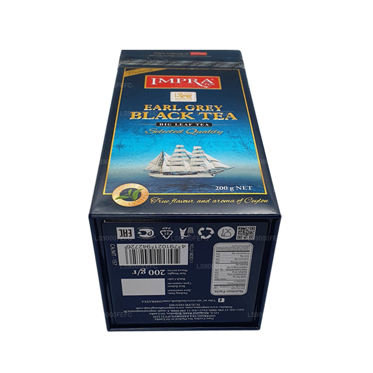 Impra Earl Grey Meatal Caddy met groot blad (200 g)