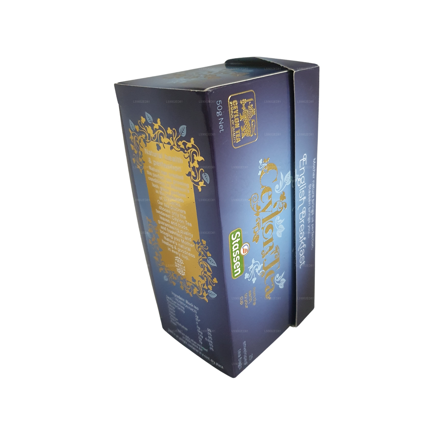 Stassen English Breakfast Tea (50g) 25 Tea Bags Pack Of 4
