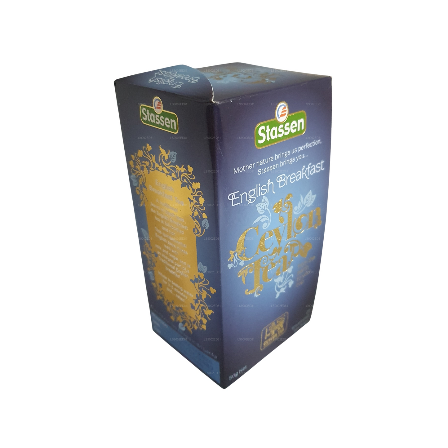 Stassen English Breakfast Tea (50g) 25 Tea Bags Pack Of 4