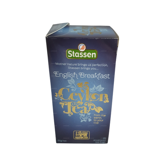Stassen English Breakfast Tea (50g) 25 Tea Bags Pack Of 4