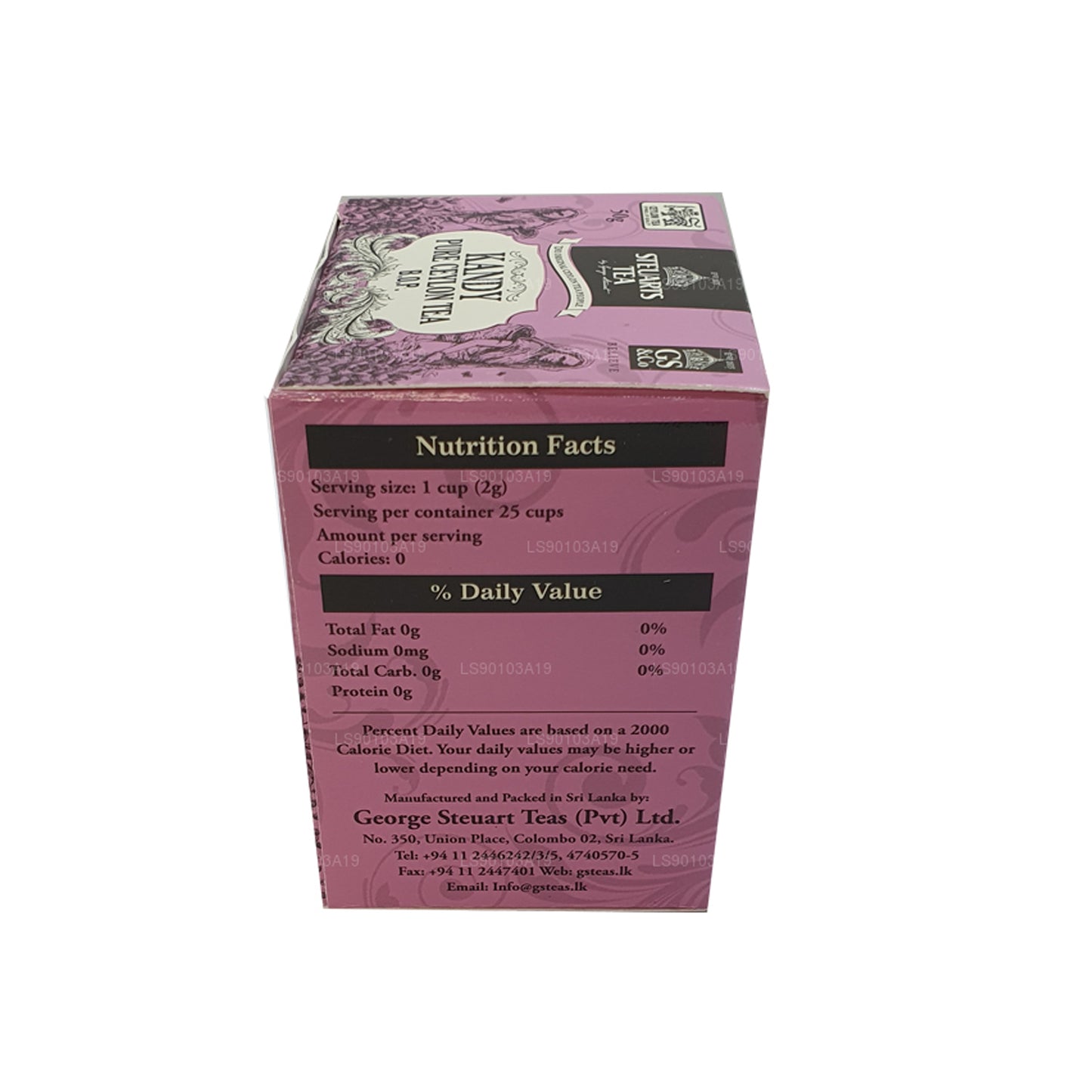 George Steuart Kandy BOP Thé en feuilles (50g)