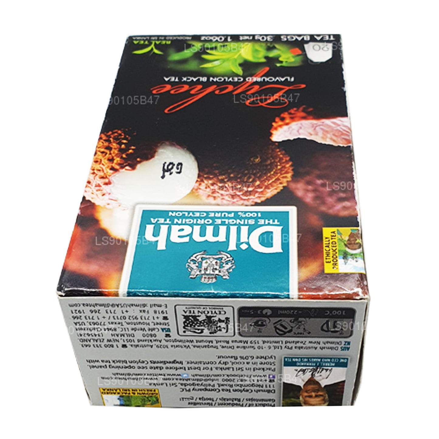 Dilmah Lychee Herbata czarna o smaku (30g)