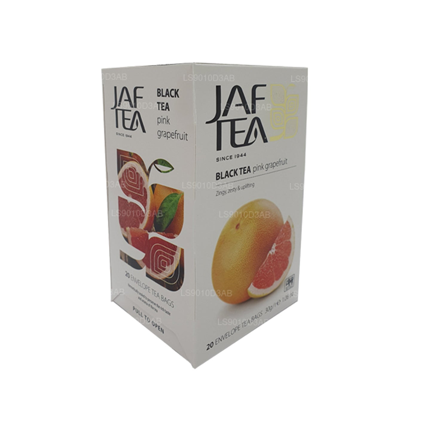 Jaf Tea ピュアフルーツコレクションブラックティーピンクグレープフルーツホイルエンベロープティーバッグ (30g)