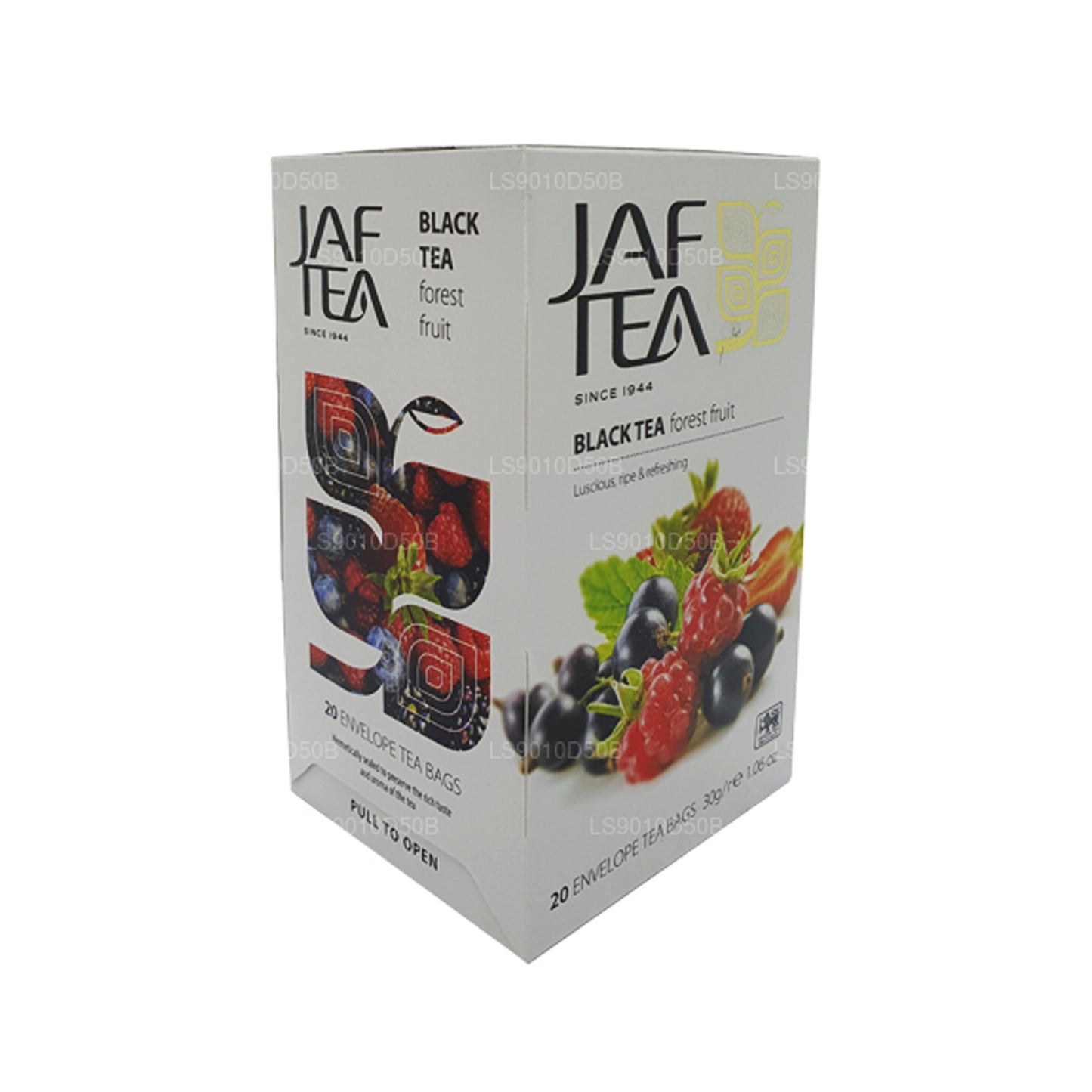 Jaf te ren frukt samling svart te skog frukt (30g) 20 tepåsar