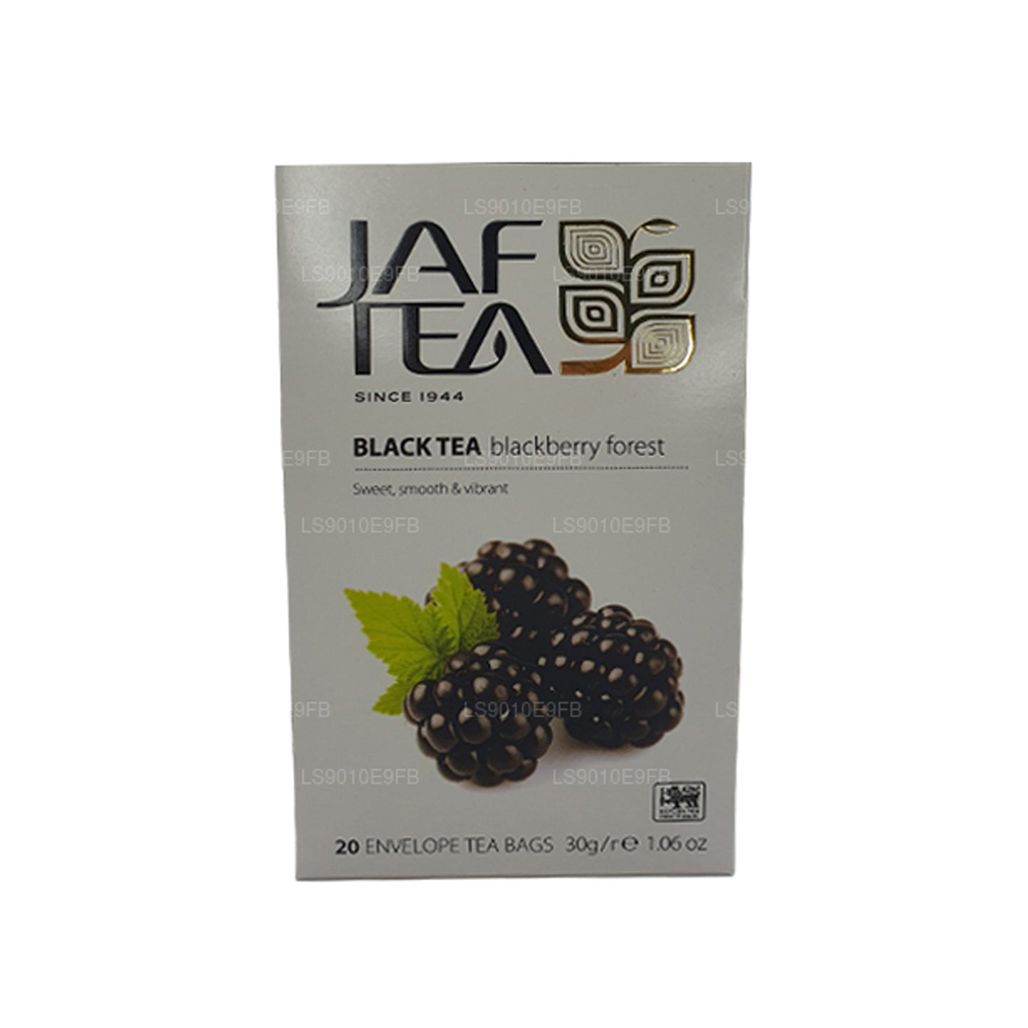 Jaf Tea Pure Fruits Collection Black Tea Blackberry Forest Foil Envelop Tea Bags (30g)