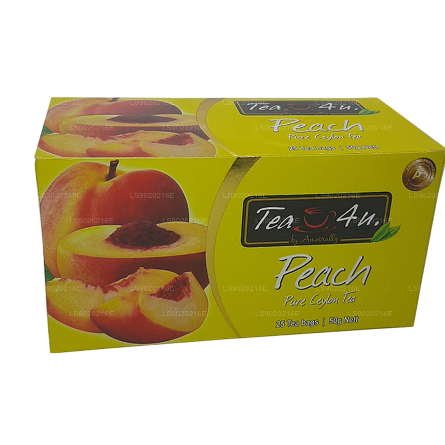 Tea4U ピーチピュアセイロンティー (50g) 25ティーバッグ