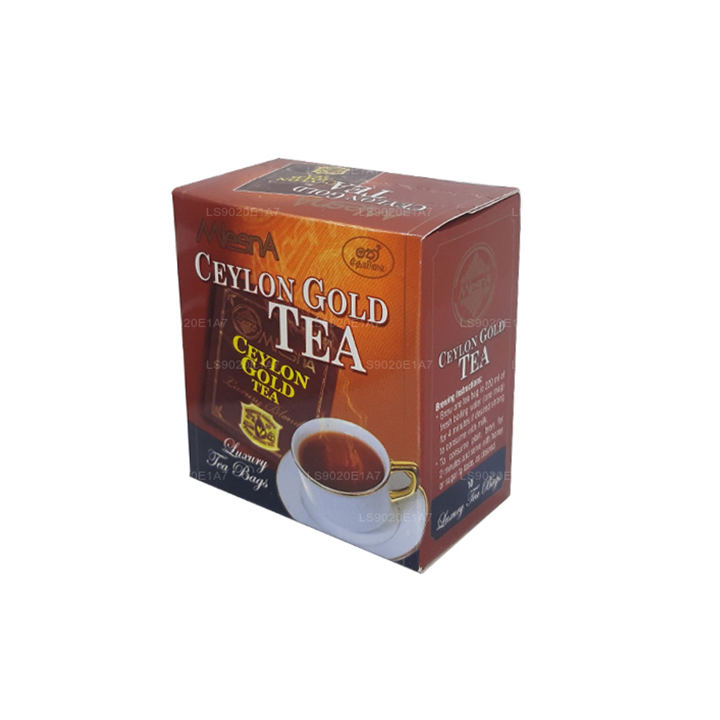 Mlesna Ceylon Gold Tea (20g) 10 Luxury Tea Bags