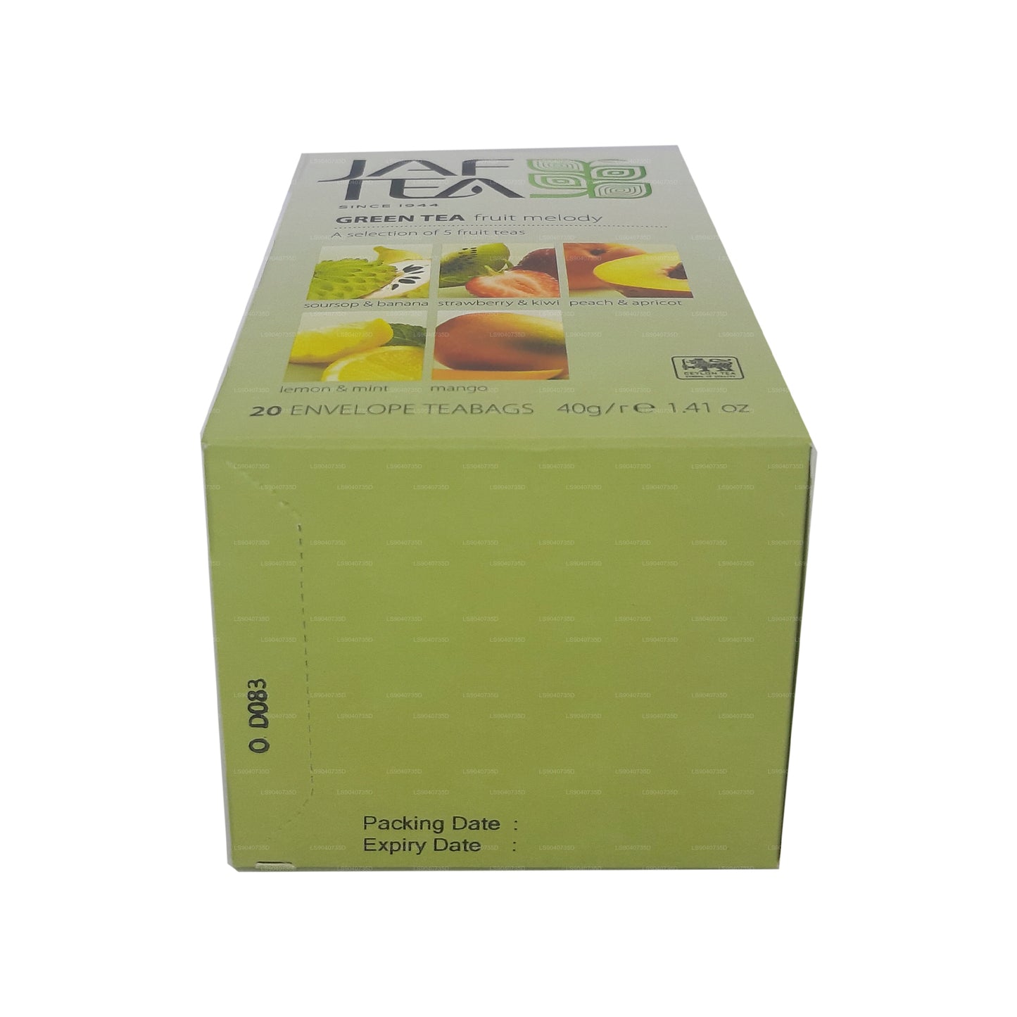 Jaf Tea Pure Green Collection Tè verde Fruit Melody (40 g) 20 bustine di tè
