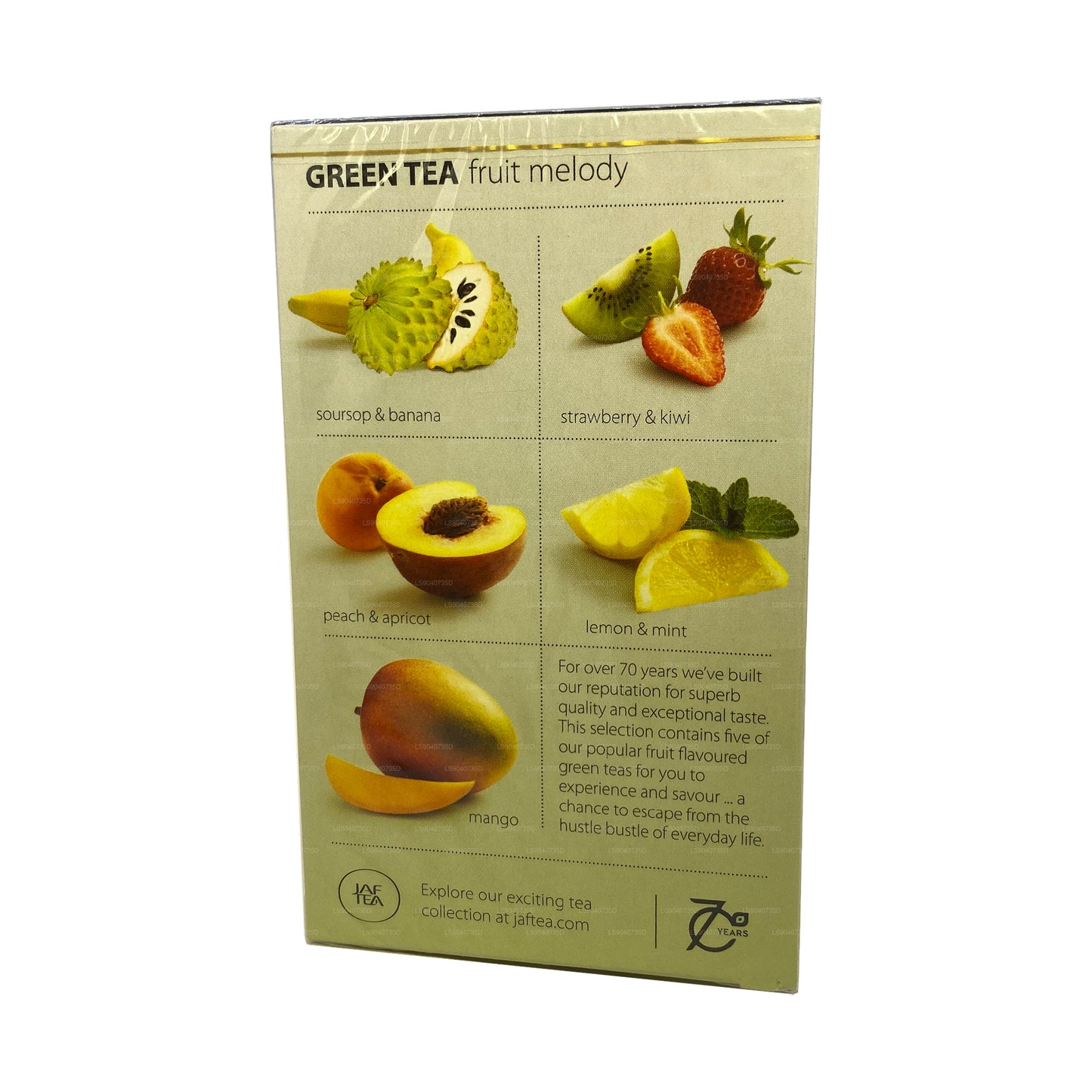 Jaf Tea Pure Green Collection Tè verde Fruit Melody (40 g) 20 bustine di tè