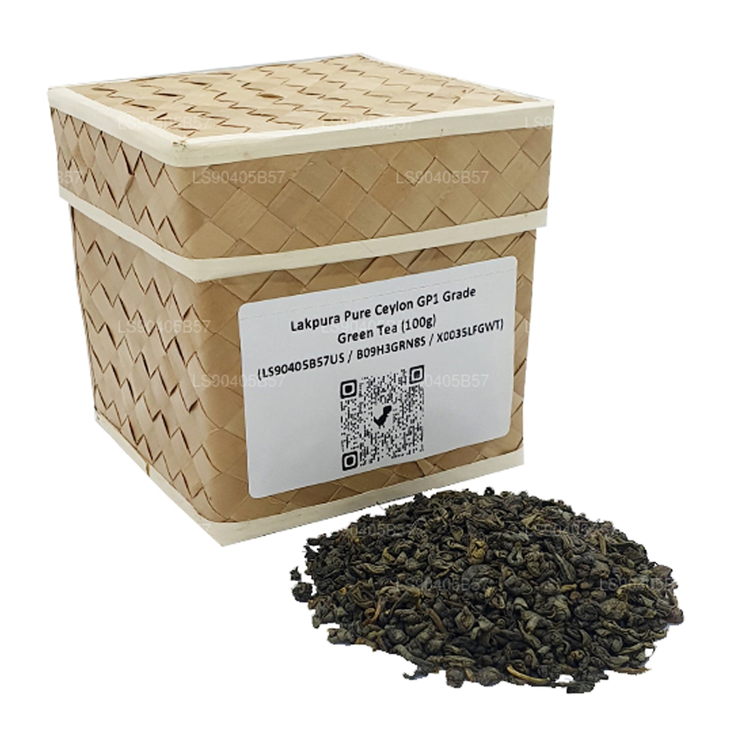 Tè verde puro di Ceylon GP1 Grade Lakpura (100g)