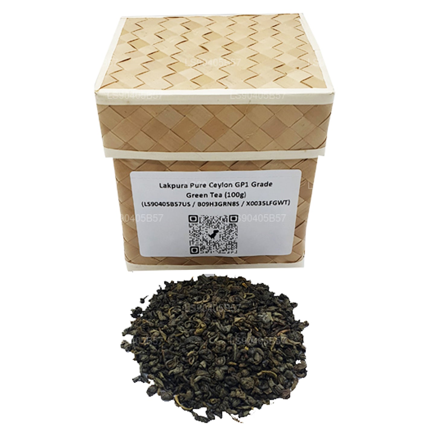 Tè verde puro di Ceylon GP1 Grade Lakpura (100g)