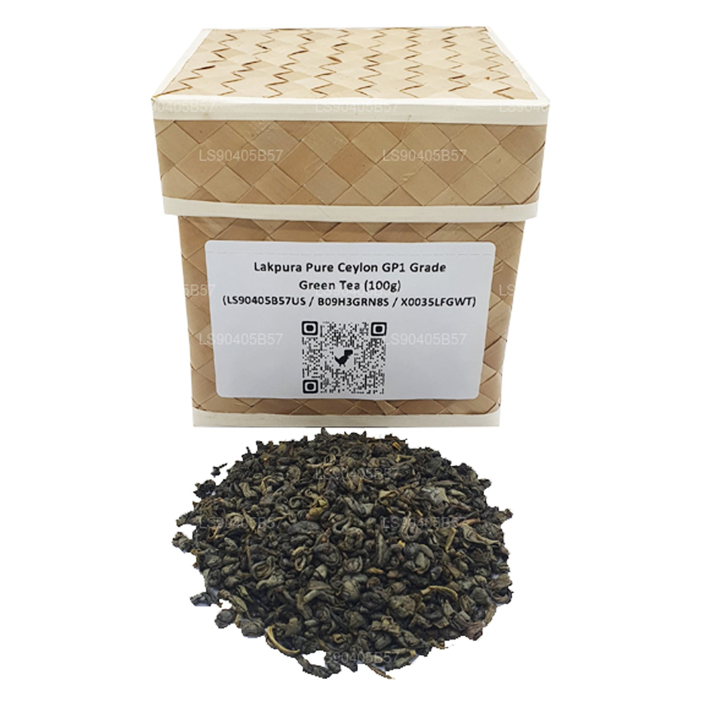 Tè verde puro di Ceylon GP1 Grade Lakpura (100g)