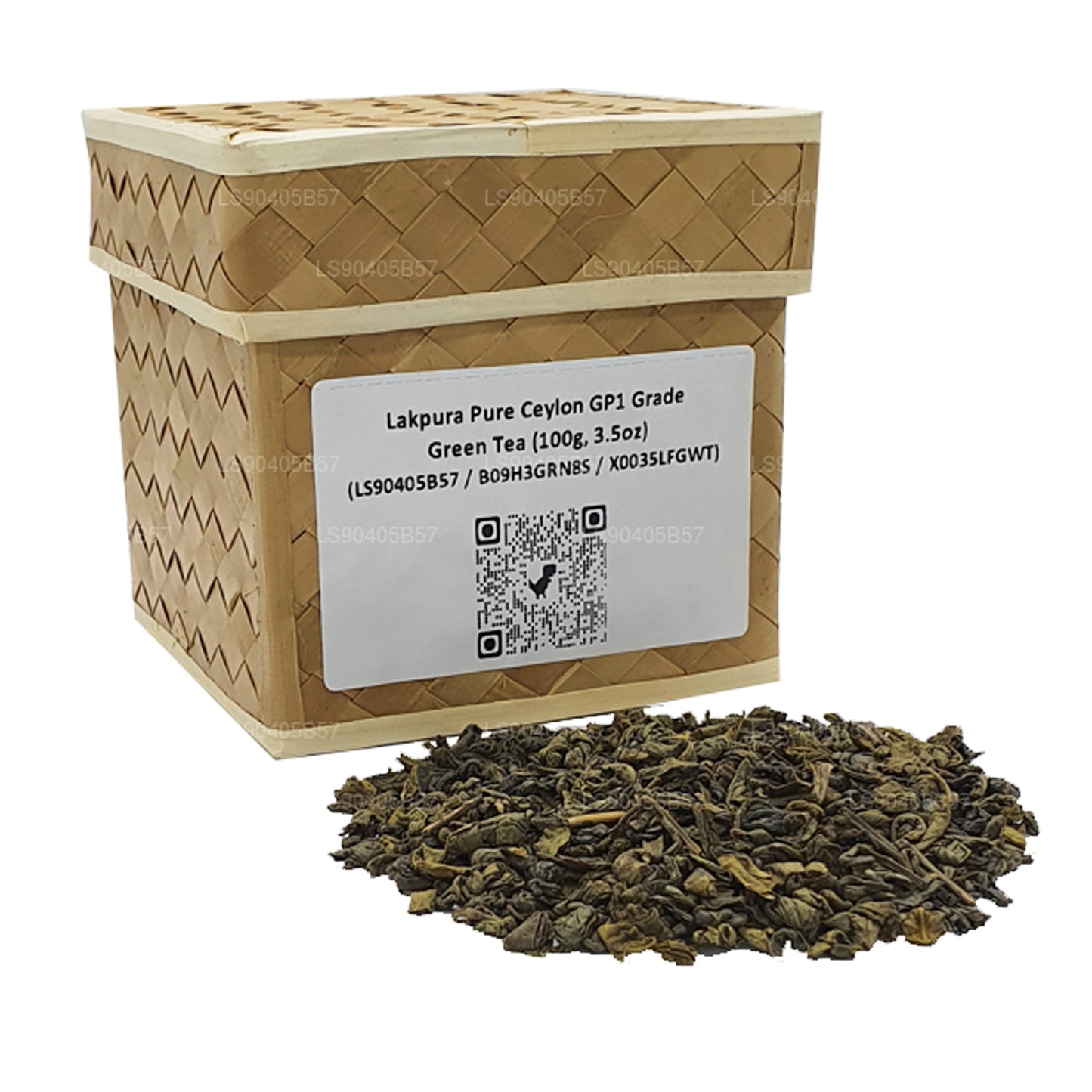 Tè verde puro di Ceylon GP1 Grade Lakpura (100g)