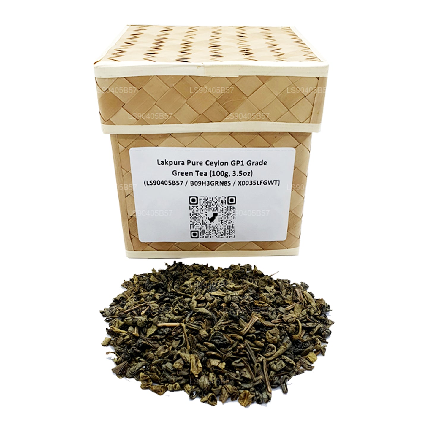 Tè verde puro di Ceylon GP1 Grade Lakpura (100g)