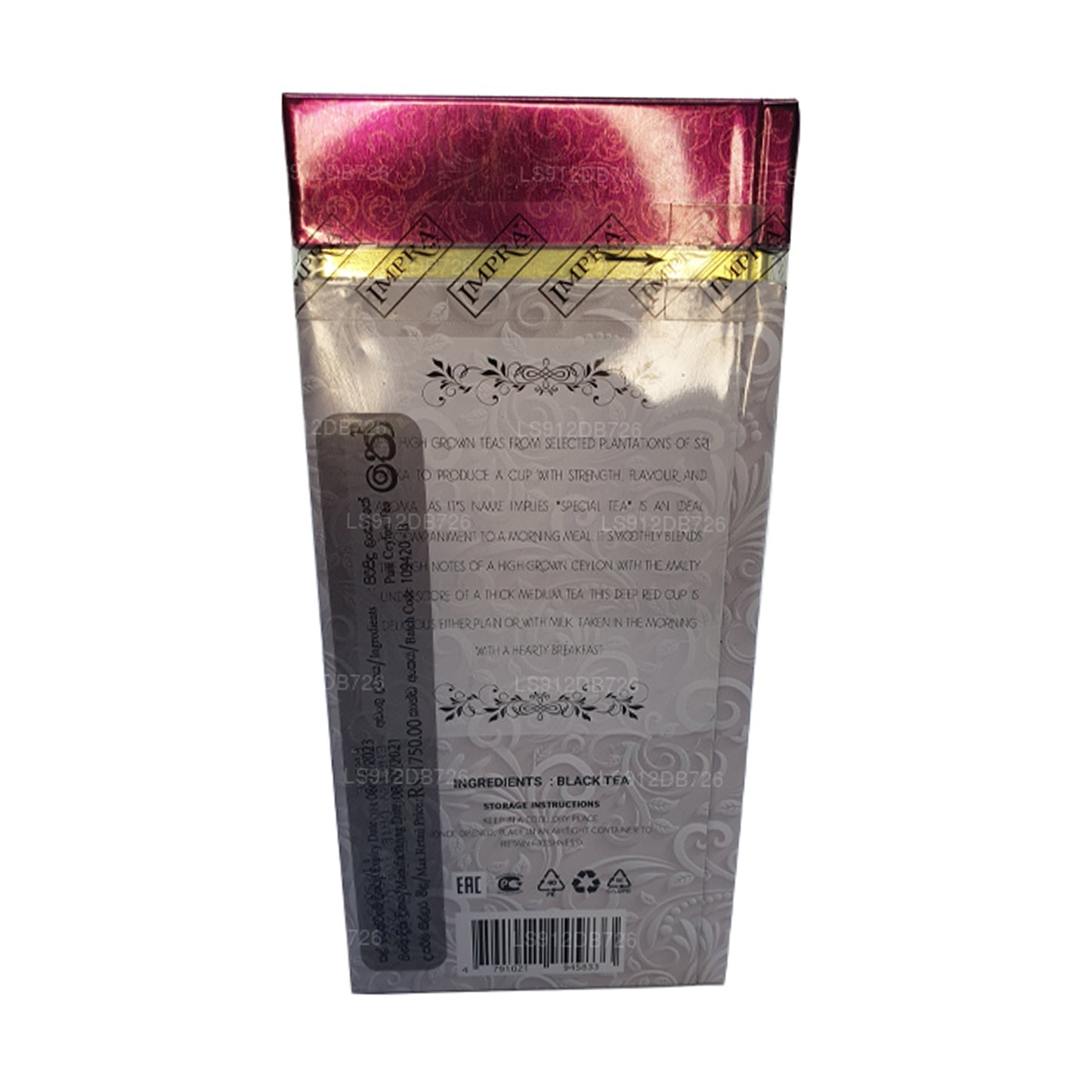 Impra Exclusive speciale Orange Pekoe Big Leaf-thee (200 g)
