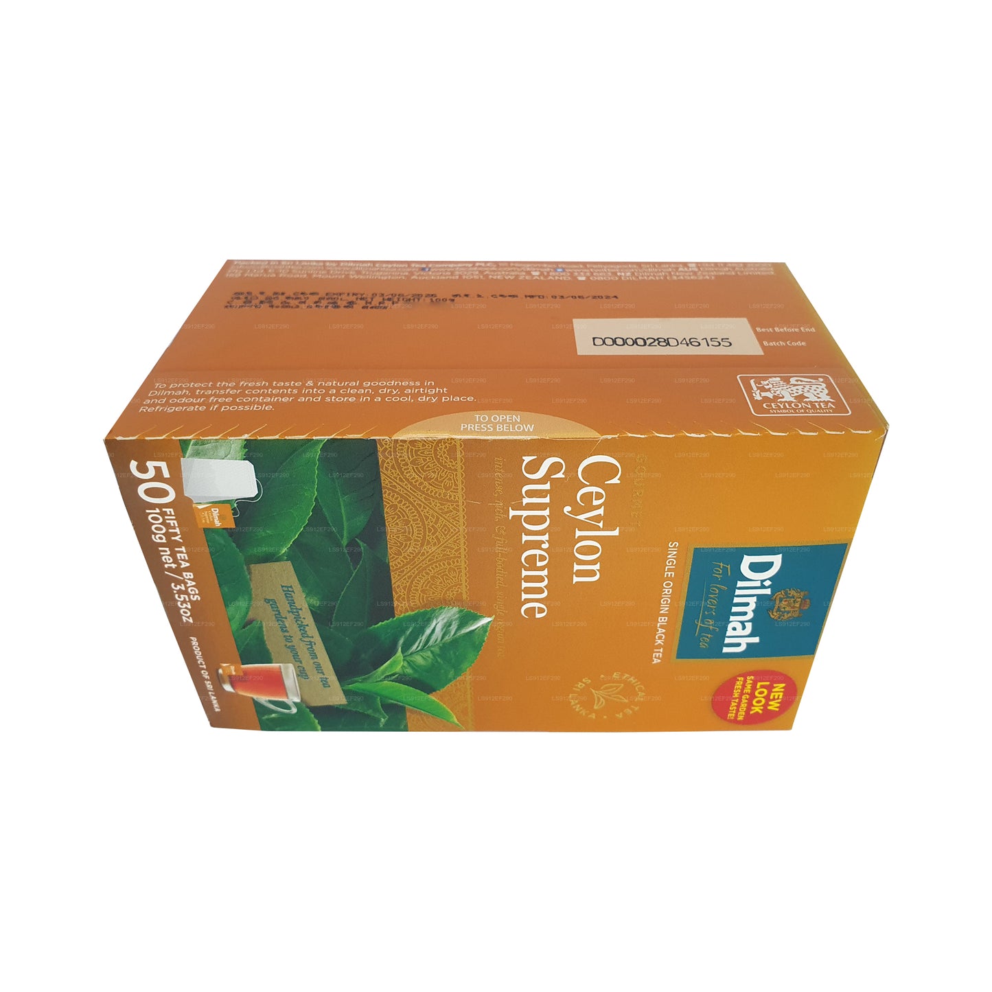Dilmah Ceylon Supreme (100g) 50 Çay Poşeti