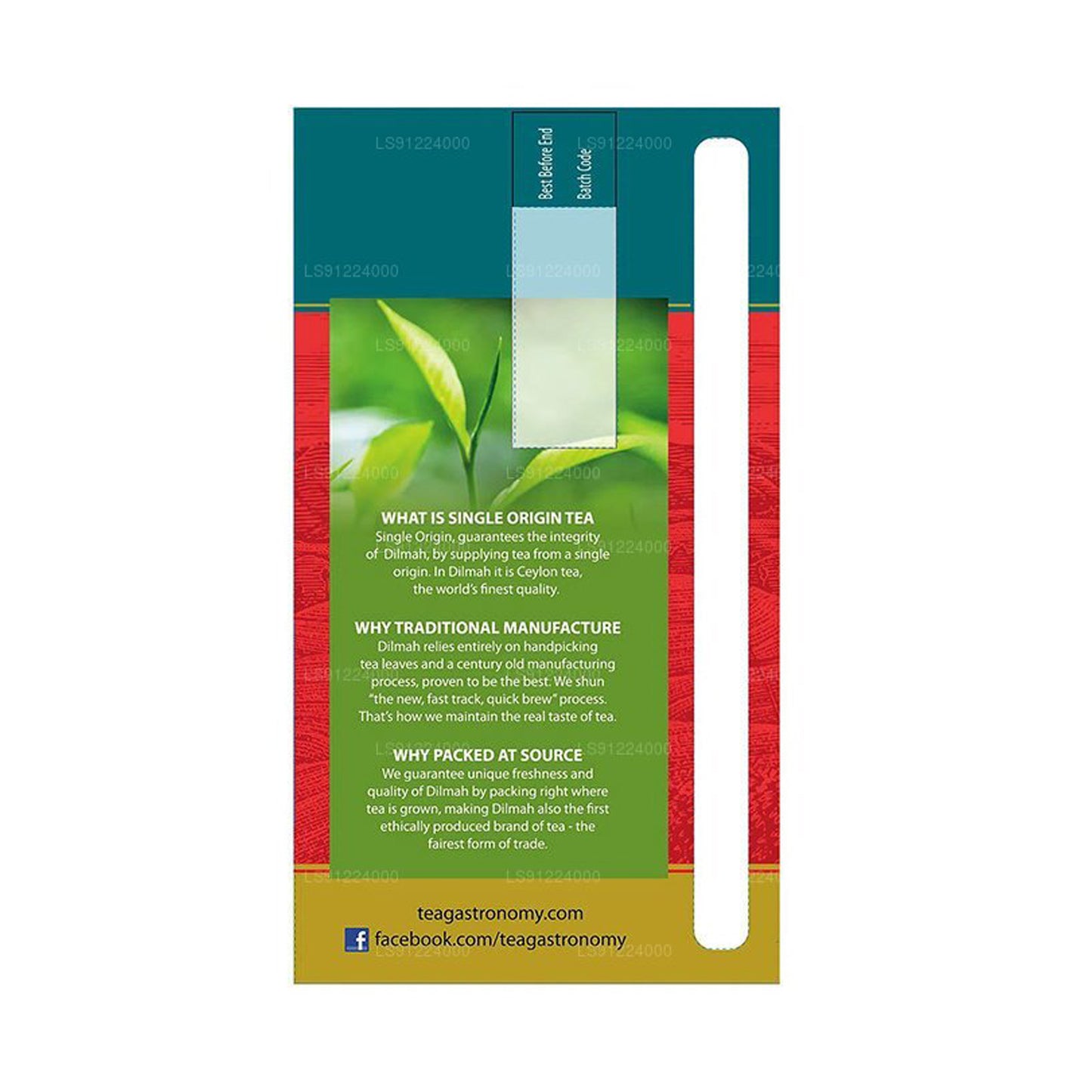 Dilmah Engelse ontbijtthee (50 g) 25 theezakjes