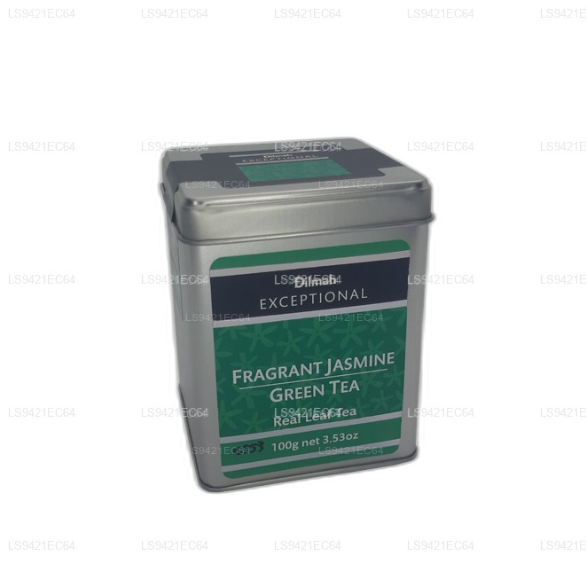 Dilmah Exceptional Fragrant Jasmine Green Tea Real Leaf Tea (100g)