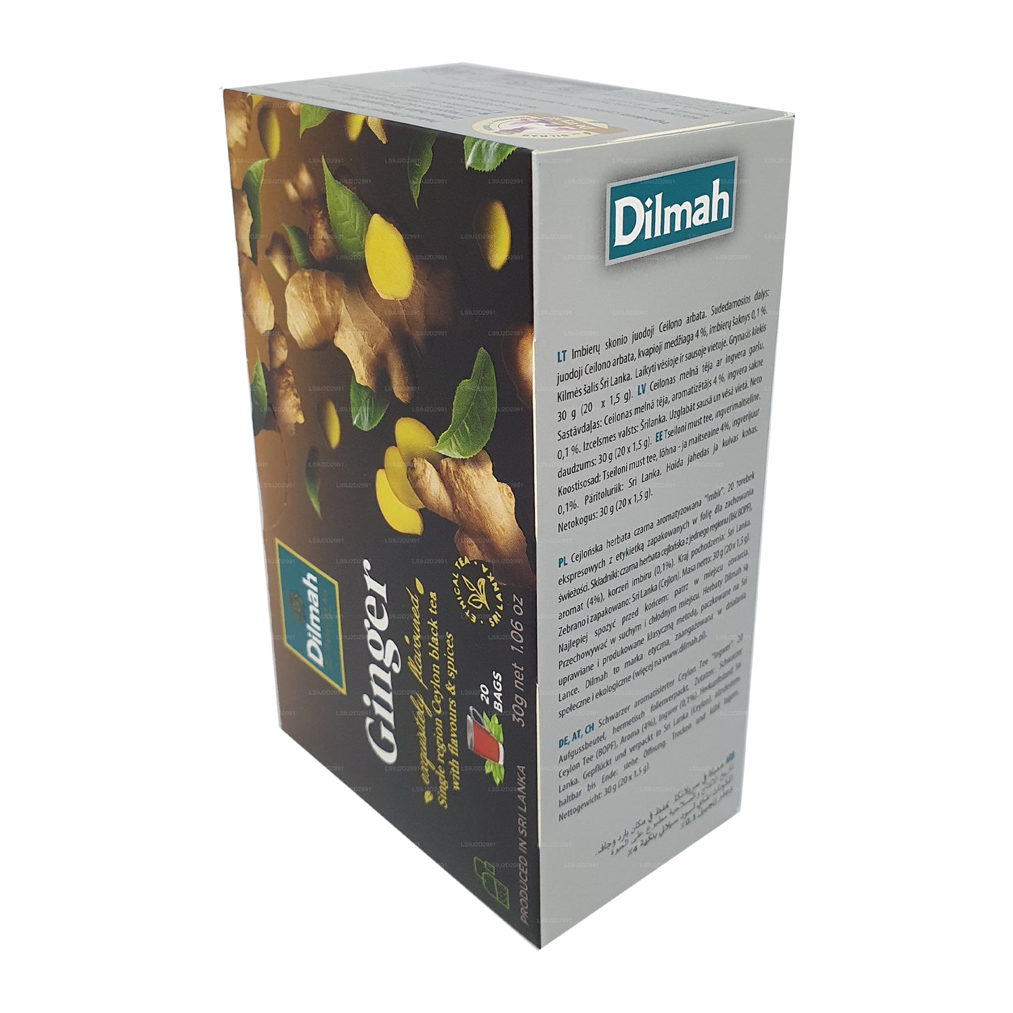 Dilmah 姜味红茶 (30g) 20 茶包