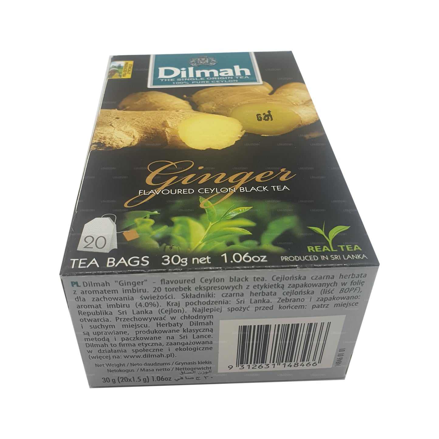 Dilmah 姜味红茶 (30g) 20 茶包