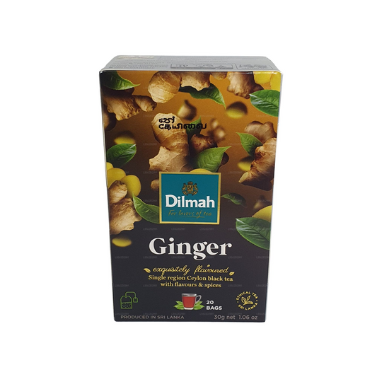 Dilmah Herbata czarna o smaku imbirowym (30g) 20 torebek