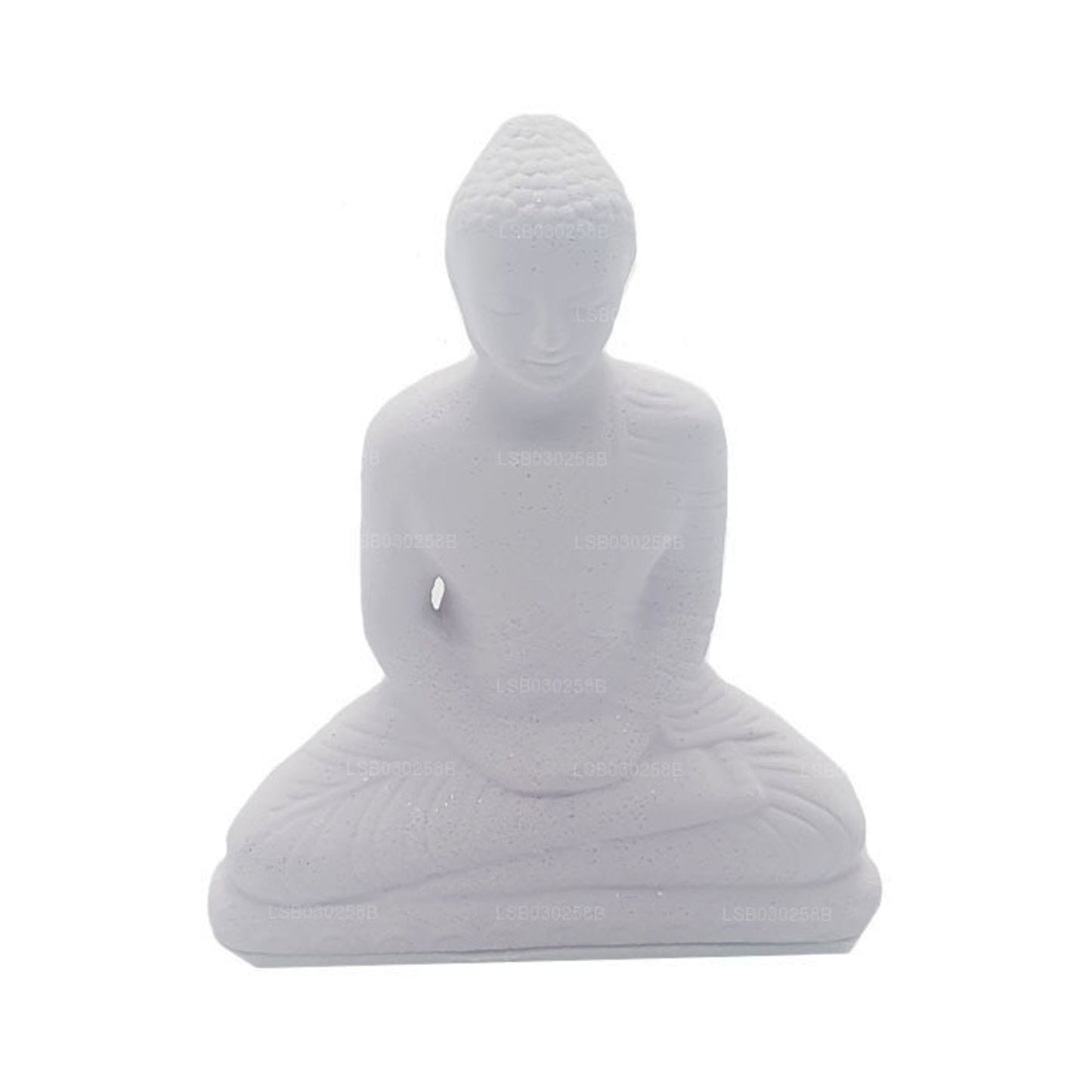 Boeddhabeeld (witte kleur) voor autodashboard (7 cm x 3 cm)