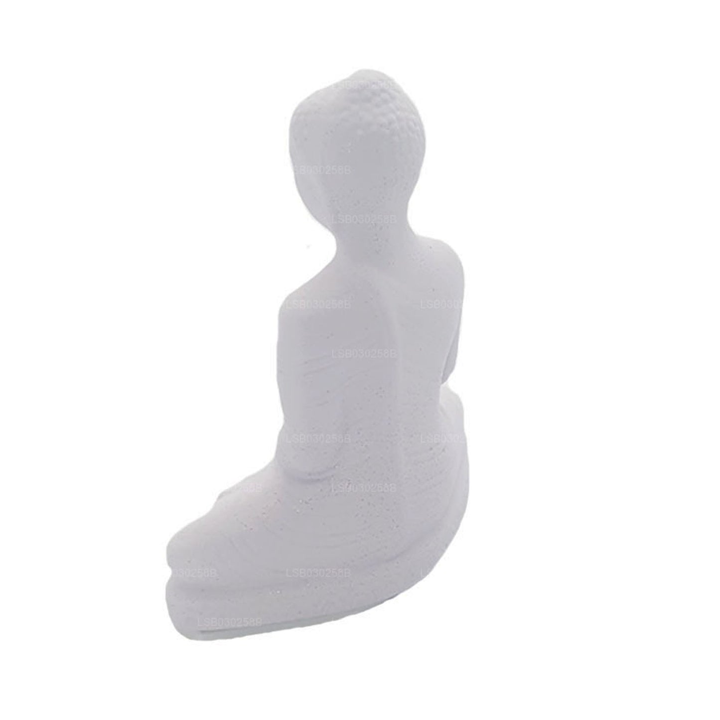 Boeddhabeeld (witte kleur) voor autodashboard (7 cm x 3 cm)