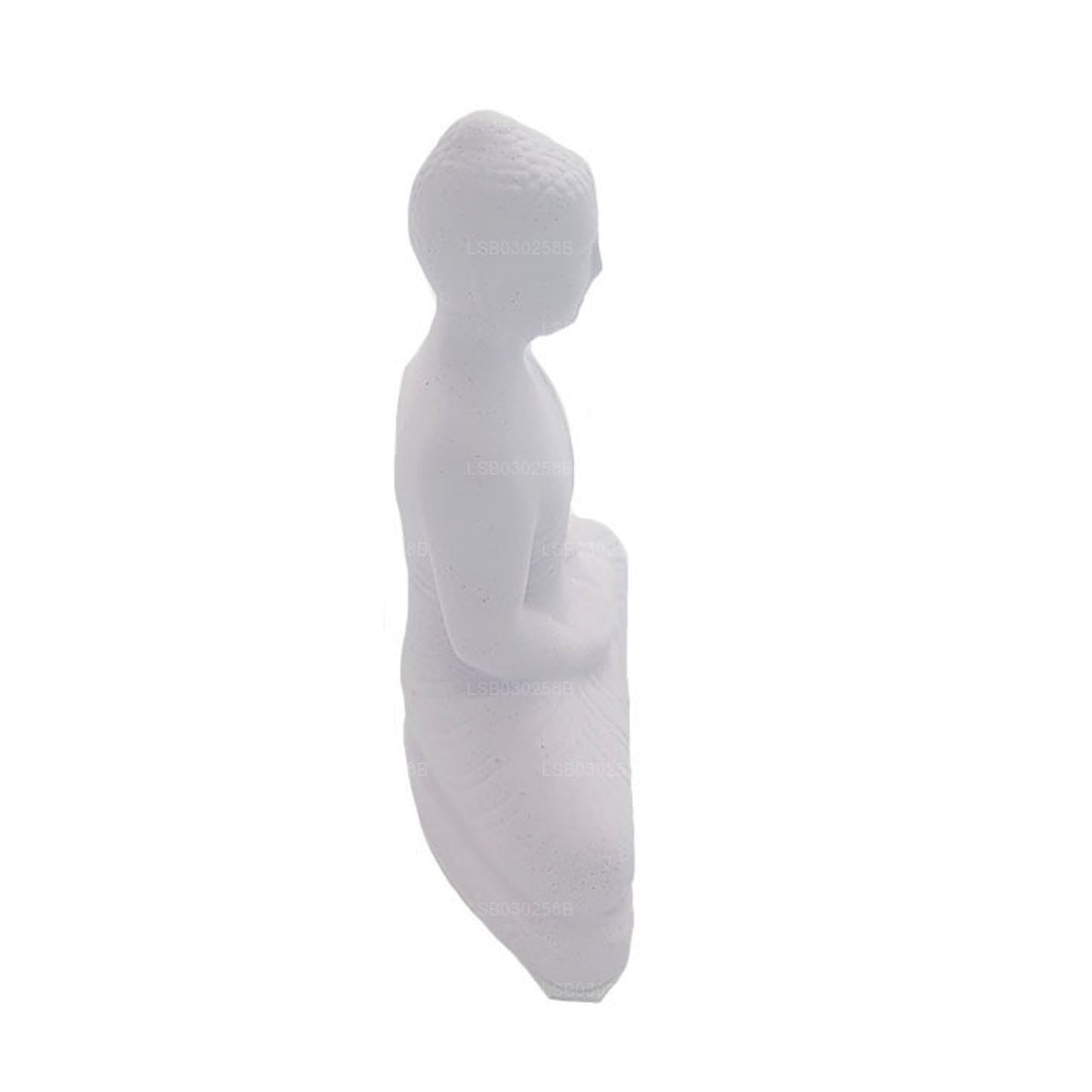 Boeddhabeeld (witte kleur) voor autodashboard (7 cm x 3 cm)