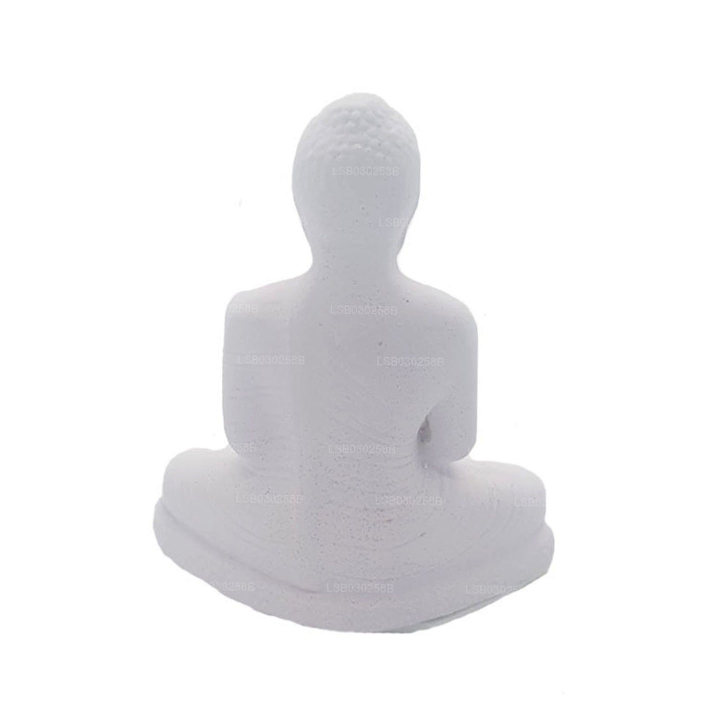 Boeddhabeeld (witte kleur) voor autodashboard (7 cm x 3 cm)