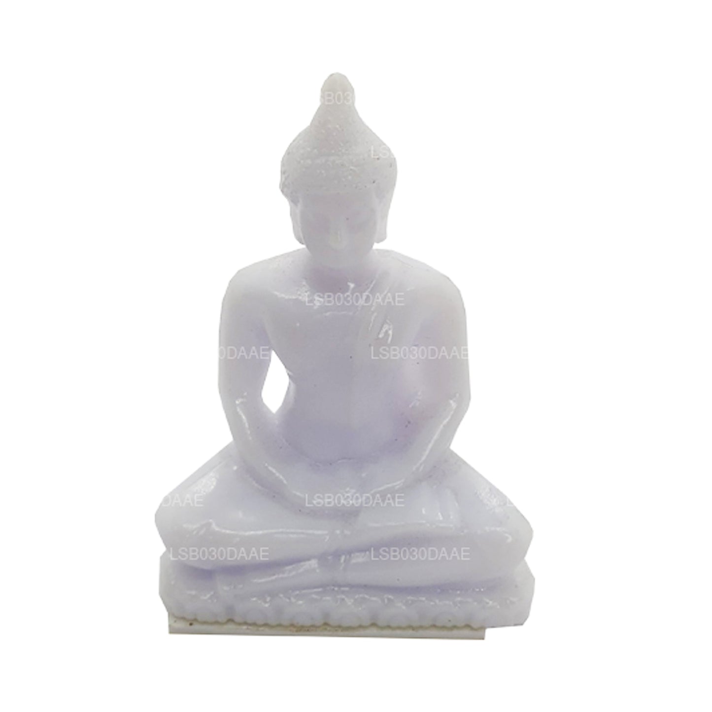 Boeddhabeeld (witte kleur) voor autodashboard (7 cm x 3 cm)