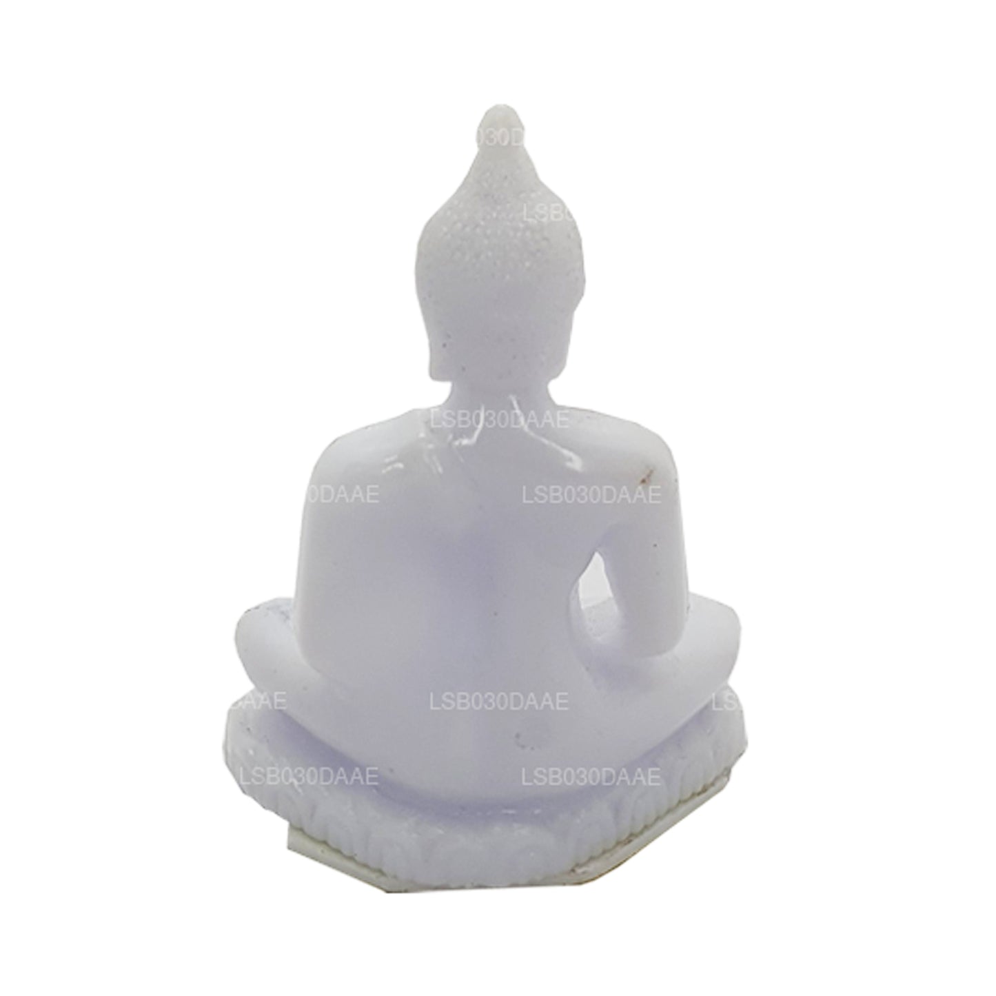 Boeddhabeeld (witte kleur) voor autodashboard (7 cm x 3 cm)