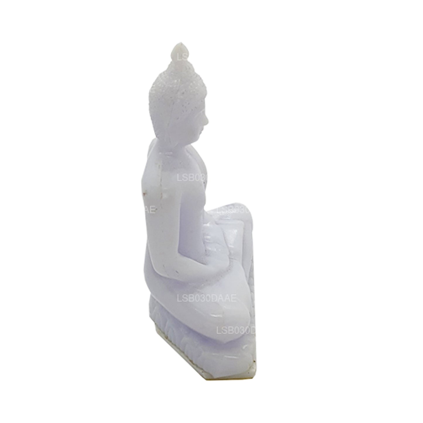 Boeddhabeeld (witte kleur) voor autodashboard (7 cm x 3 cm)