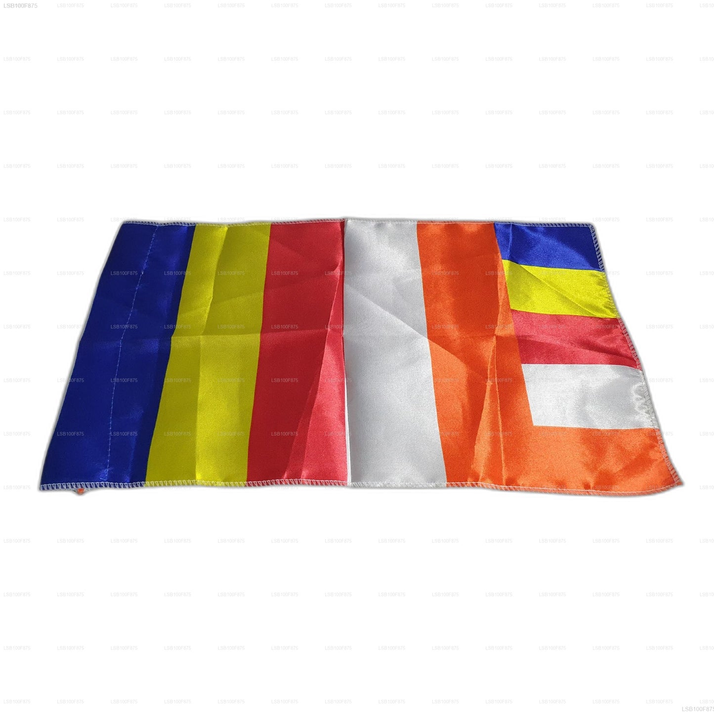 Lakpura® Sri Lankan Fabric Buddhist Flag