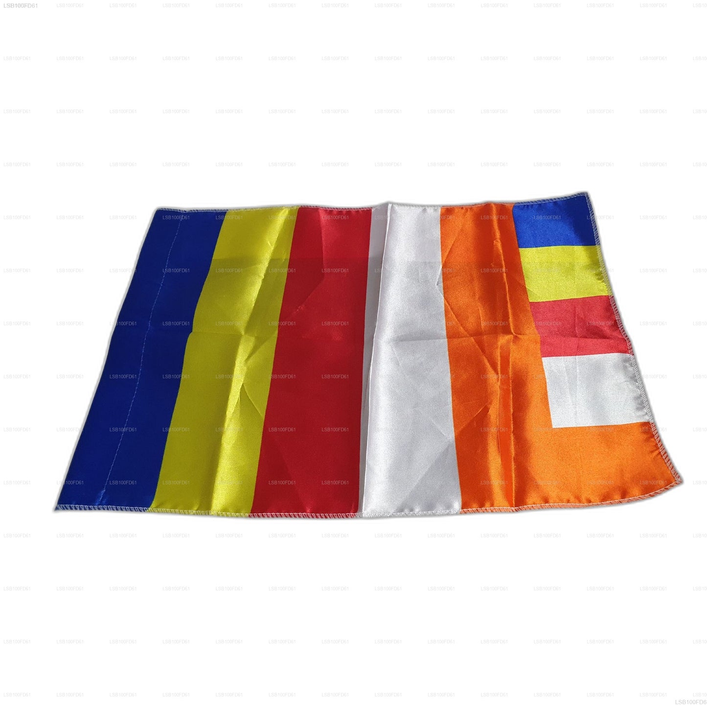 Lakpura® Sri Lankan Fabric Buddhist Flag