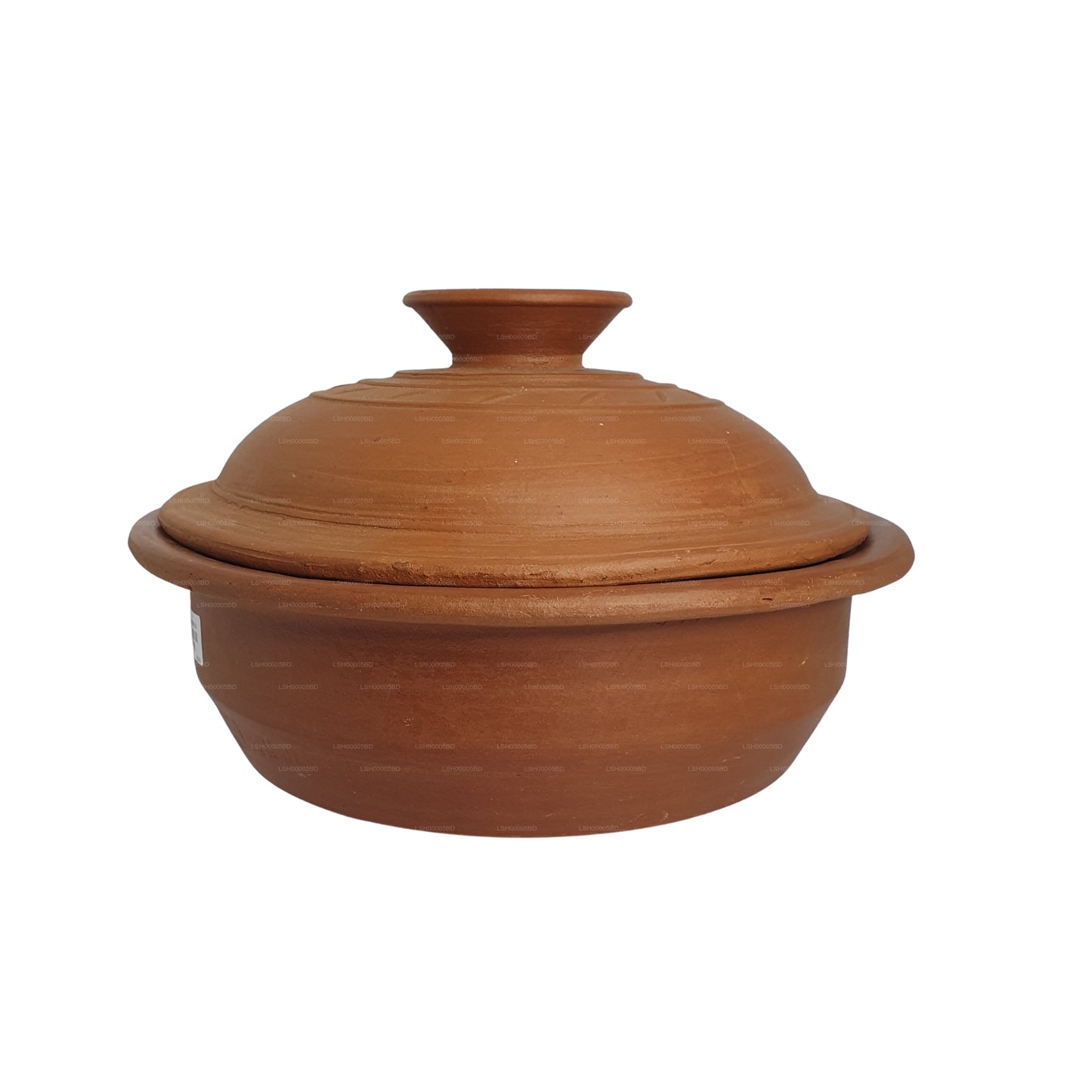 Pentola in terracotta con coperchio