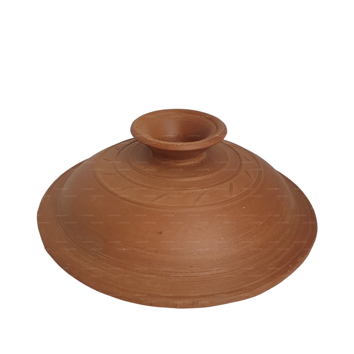 Pentola in terracotta con coperchio