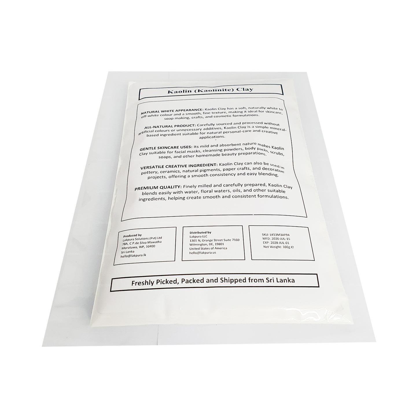 Lakpura® Kaolin Clay