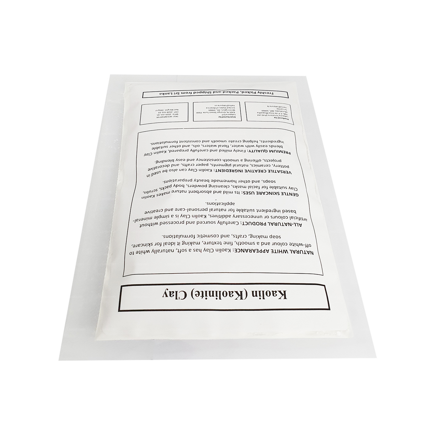 Lakpura® Kaolin Clay