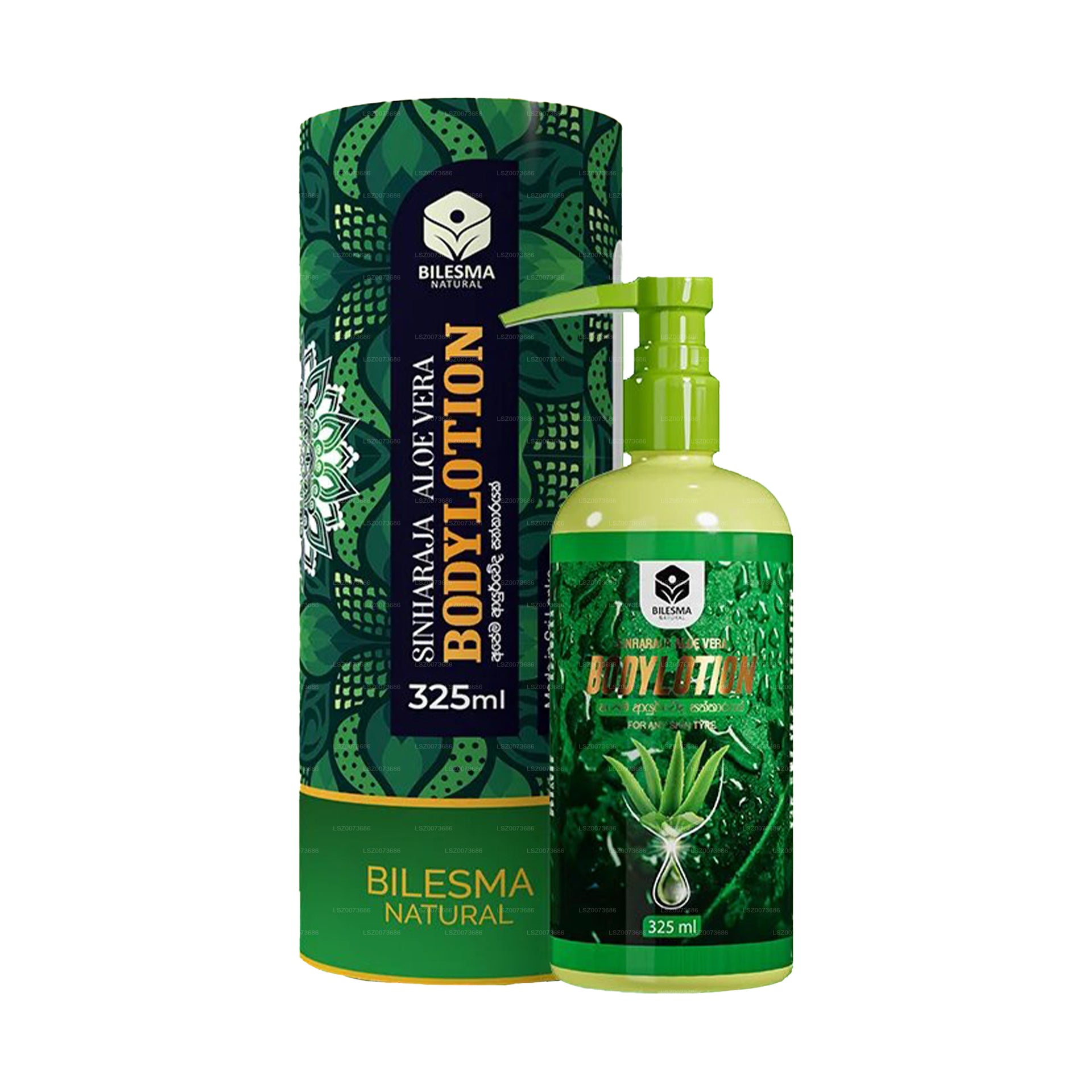 Bilesma Natural Sinharaja Aloe Vera Körperlotion (325 ml) – Lakpura®