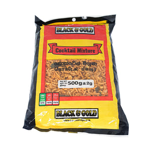 Bag of Black & Gold Cocktail Mixture on a white background