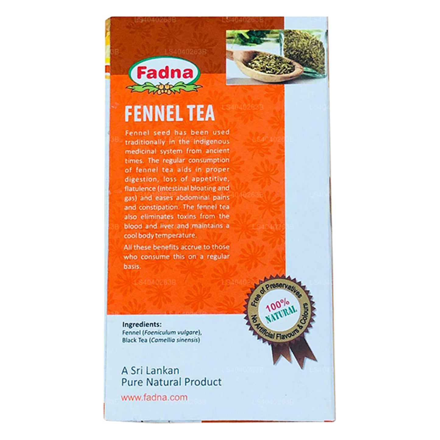 Fadna venkelthee (40 g) 20 theezakjes