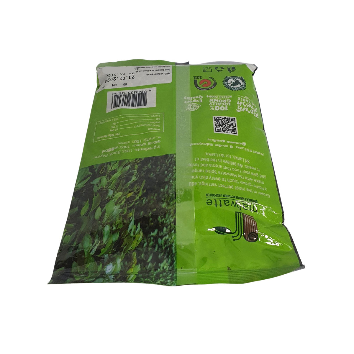 Malwatte Spices Black Cracked Pepper (100g)