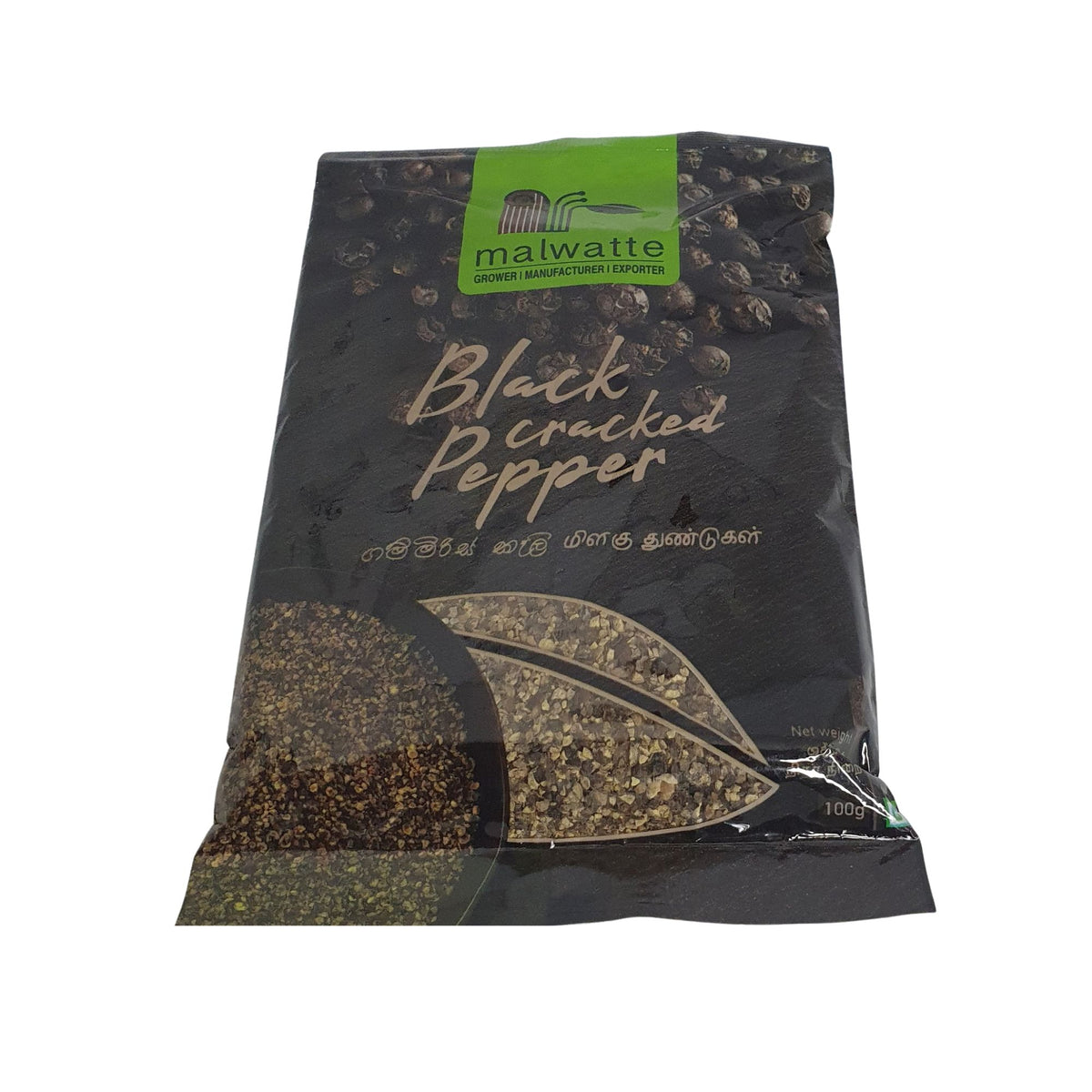 Malwatte Spices Black Cracked Pepper (100g)