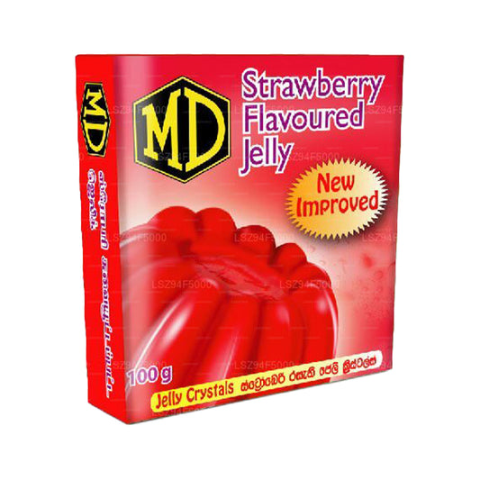MD Jelly Crystal Erdbeere (100g)