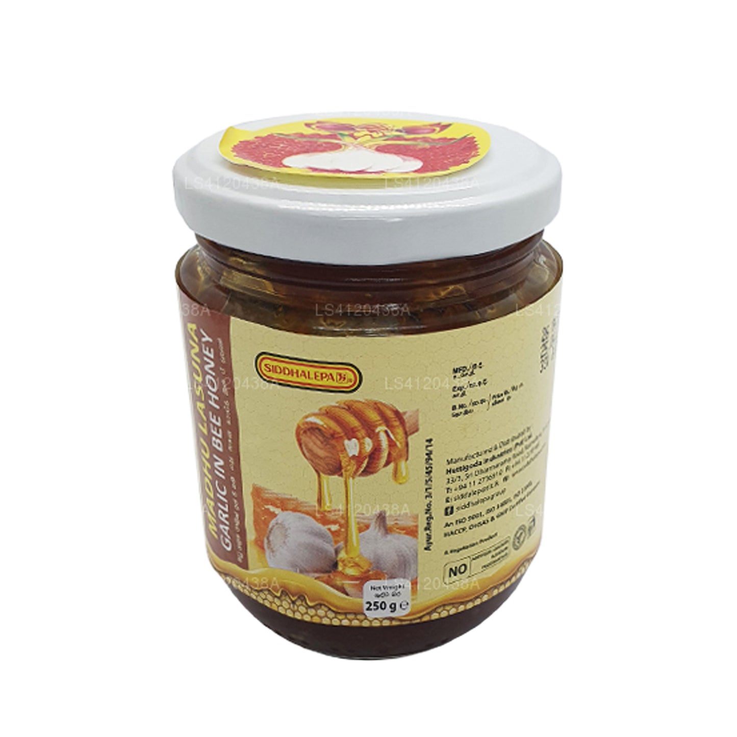 シッダレパマドゥラスナガーリックインビーハニー (250g)