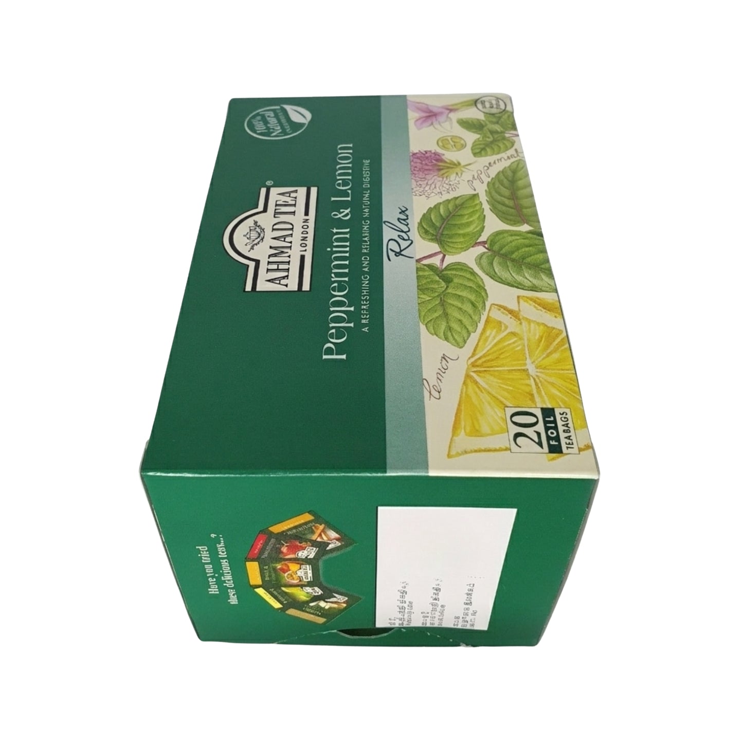 Ahmad Tea Peppermint & Lemon Tea (30g)  20 Foil Tea Bags