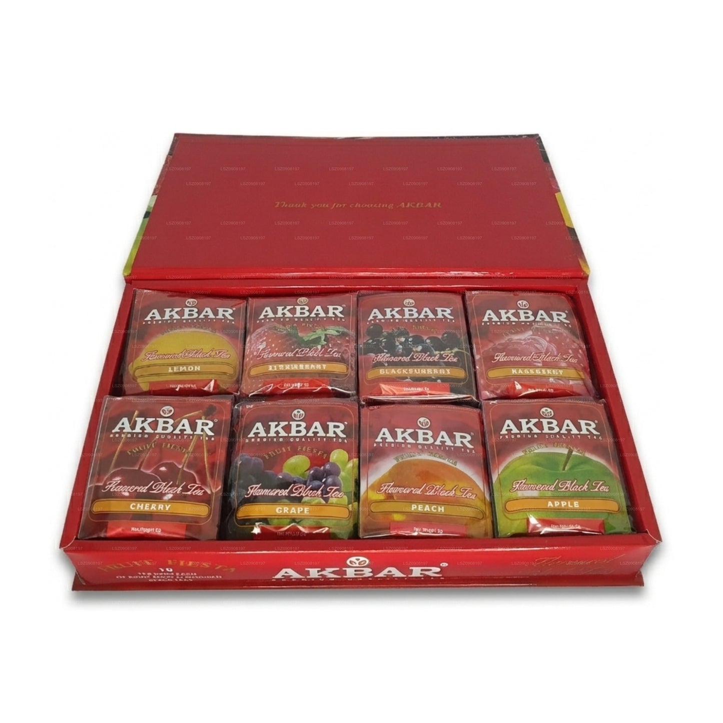 Akbar Fruit Fiesta Aromalı Siyah Çay Hediye Kutusu 80 Çay Poşeti (160g)