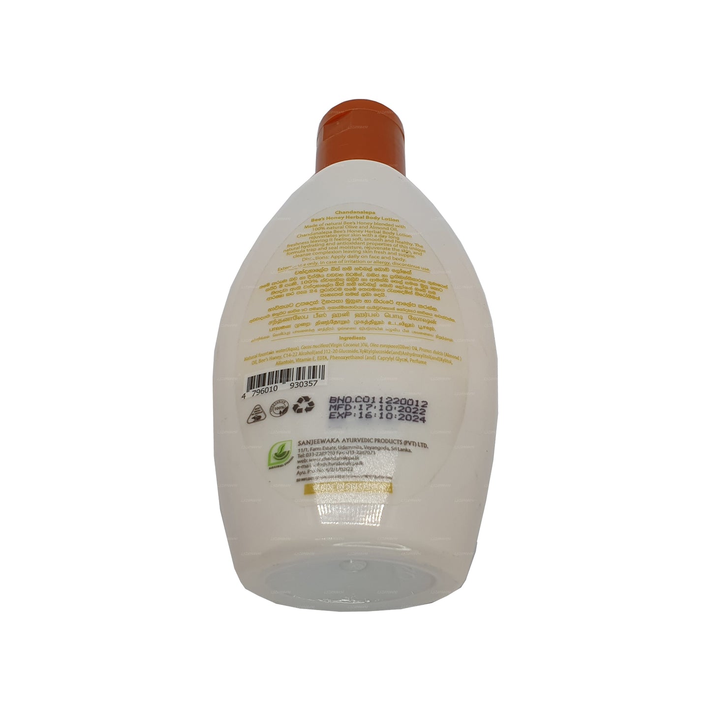 Lozione per il corpo Chandanalepa Bee's Honey (100ml)