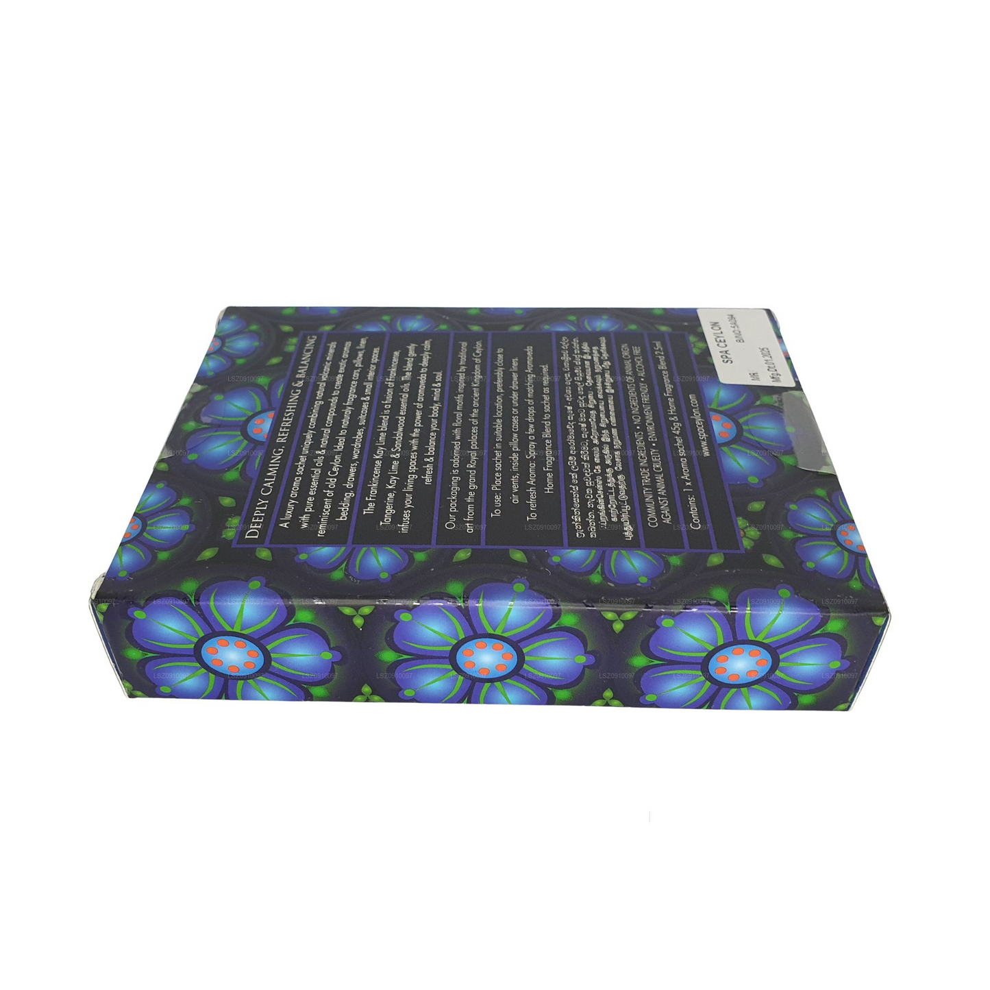 spa ceylon frankincense kay lime aromaveda sachet (45g)